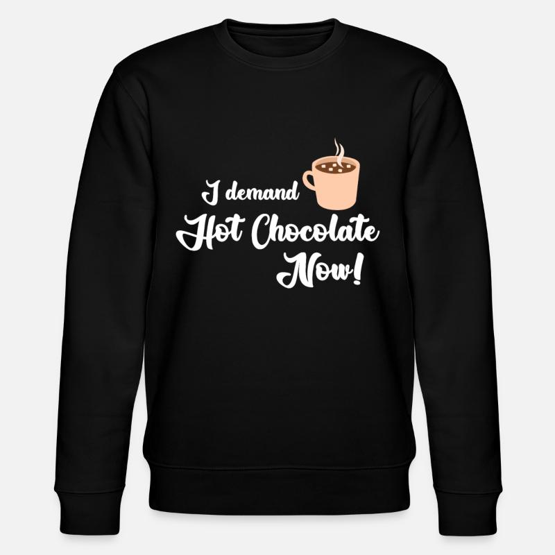 Chocolat chaud Cacao - Sweat bio CHANGER Stanley/Stella Unisexe - noir