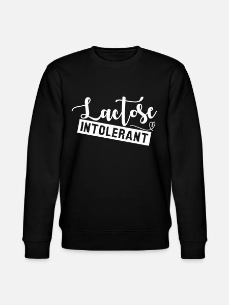 Lactose intolerance Milk - Stanley/Stella CHANGER Unisex Organic Sweatshirt - black