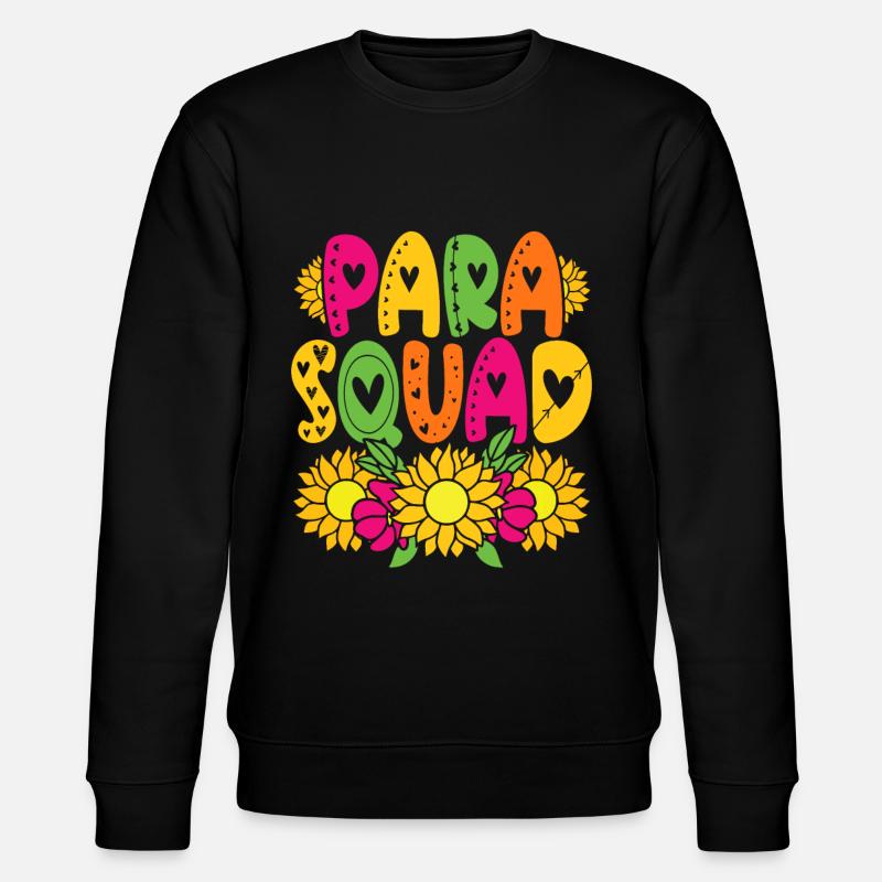 Aide-éducateur Para Squad - Sweat bio CHANGER Stanley/Stella Unisexe - noir