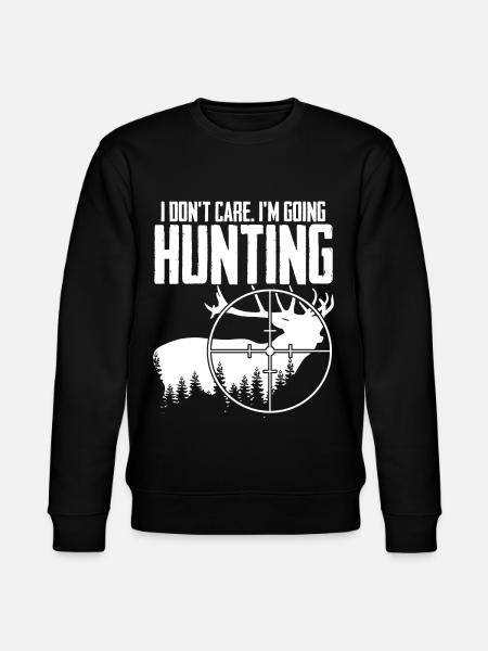 Hunting Hunter - Stanley/Stella CHANGER Unisex Organic Sweatshirt - black