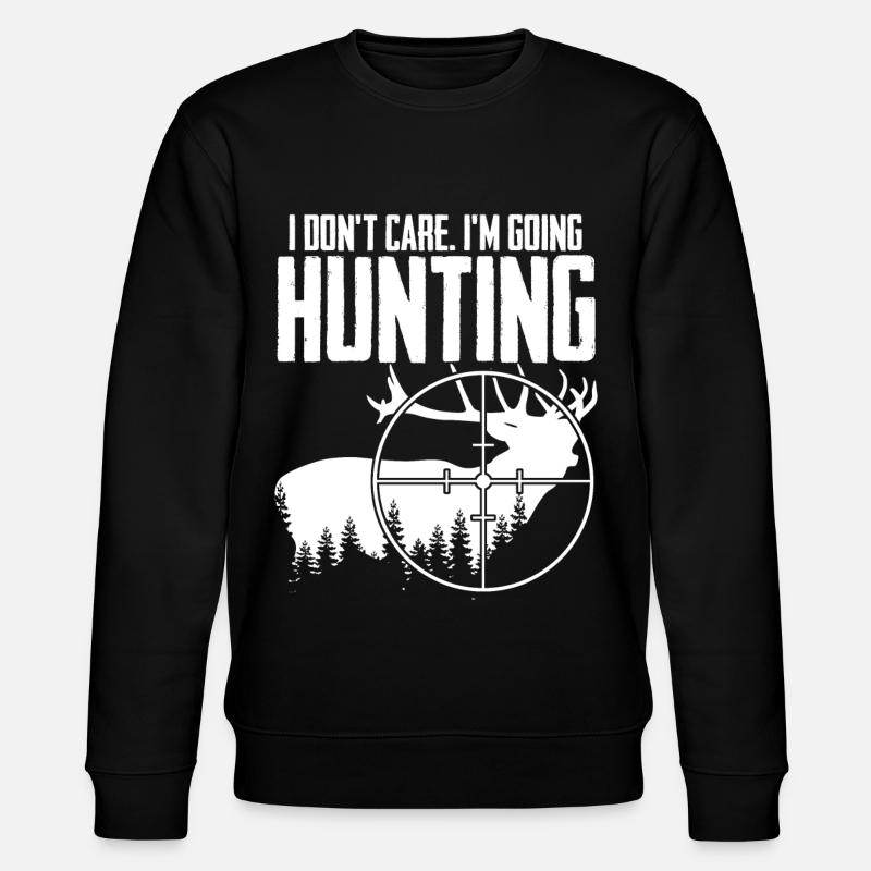 Hunting Hunter - Stanley/Stella CHANGER Unisex Organic Sweatshirt - black
