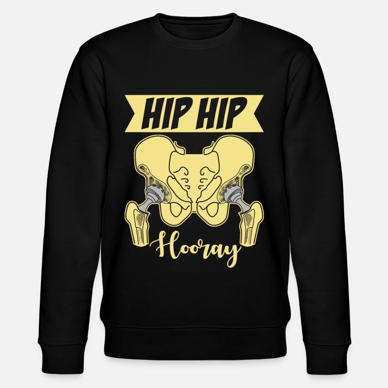 Double Hip Implant - Stanley/Stella CHANGER Unisex Organic Sweatshirt - black