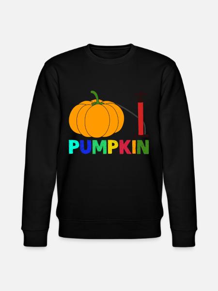 Pumpkin Floor Pump Pumpkins - Stanley/Stella CHANGER Unisex Organic Sweatshirt - black
