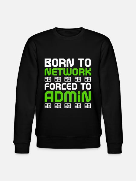 Netzwerkadministrator Programmierer - Stanley/Stella Unisex Bio-Sweatshirt CHANGER  - Schwarz