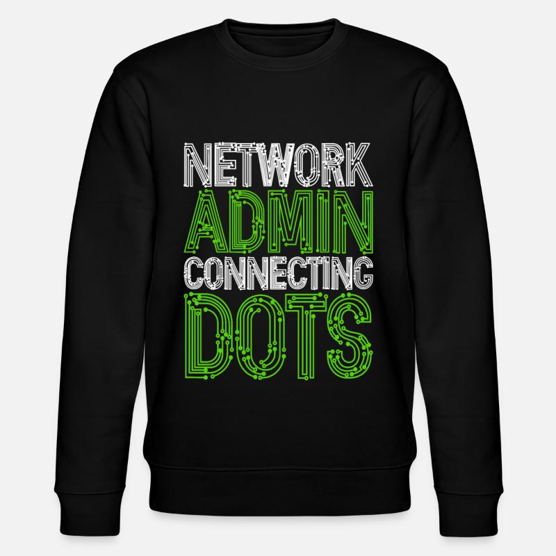 Netzwerkadministrator Network Admin - Stanley/Stella Unisex Bio-Sweatshirt CHANGER  - Schwarz