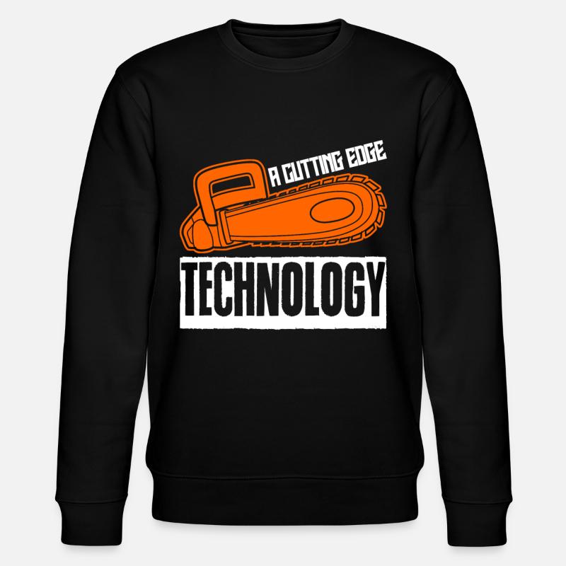 Tronçonneuse Tronçonneuse - Sweat bio CHANGER Stanley/Stella Unisexe - noir