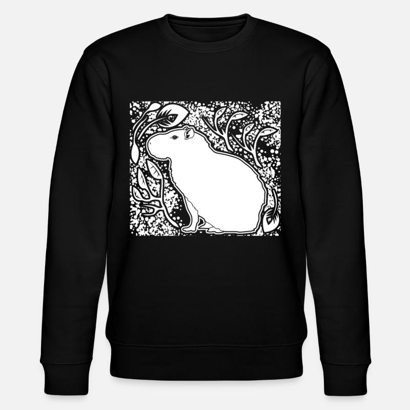 Capybara Capybaras mignons - Sweat bio CHANGER Stanley/Stella Unisexe - noir