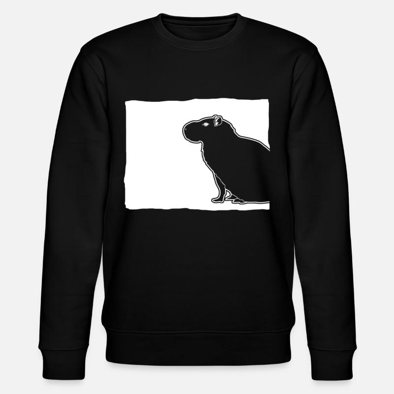 Capybaras - Stanley/Stella CHANGER Unisex Organic Sweatshirt - black