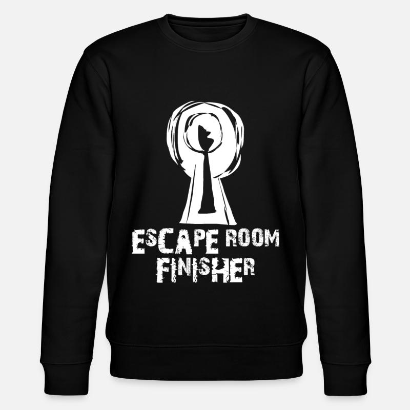 Jeu d’évasion Escape Room Finisher - Sweat bio CHANGER Stanley/Stella Unisexe - noir