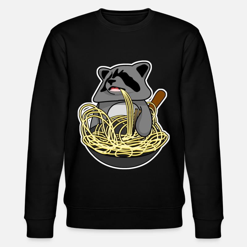 Wok Pan Raton laveur - Sweat bio CHANGER Stanley/Stella Unisexe - noir