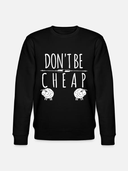 Sheep Joke Shepherd - Stanley/Stella CHANGER Unisex Organic Sweatshirt - black