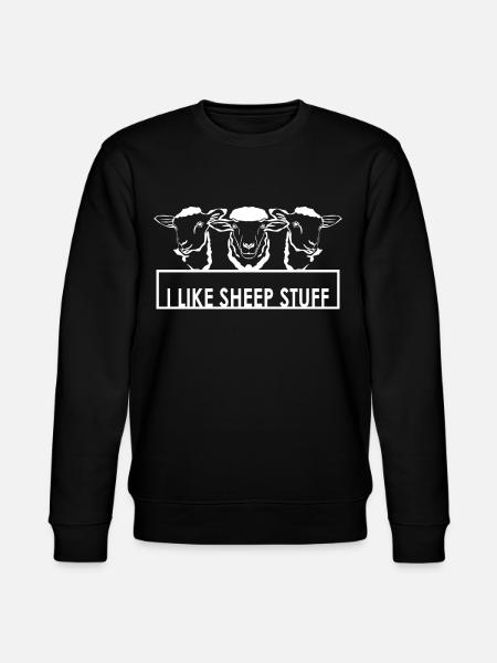 Cheap Stuff Sheep - Stanley/Stella CHANGER Unisex Organic Sweatshirt - black