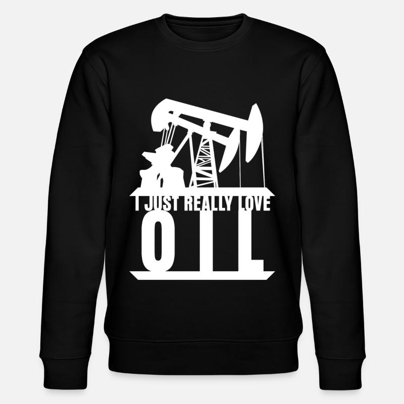 Mechanic Workshop Car Oil - Stanley/Stella CHANGER Unisex Organic Sweatshirt - black