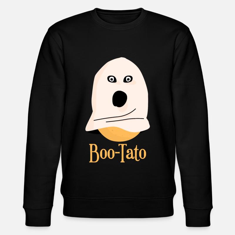 Potato Ghost Potatoes - Stanley/Stella CHANGER Unisex Organic Sweatshirt - black
