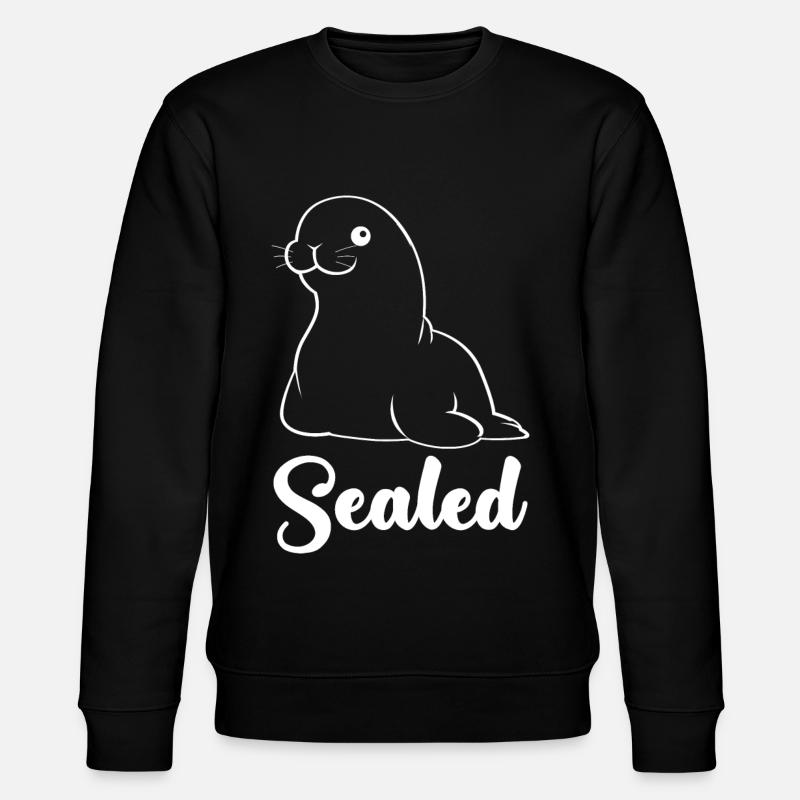 Sceau scellé Pinneped - Sweat bio CHANGER Stanley/Stella Unisexe - noir