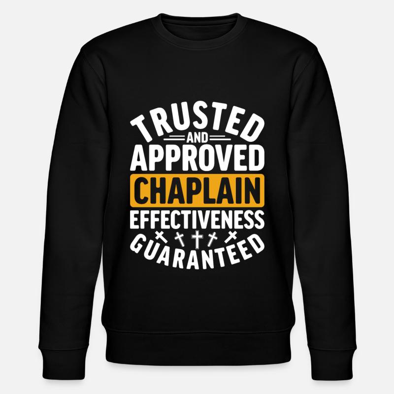 Parish priest chaplain cleric - Stanley/Stella CHANGER Unisex Organic Sweatshirt - black