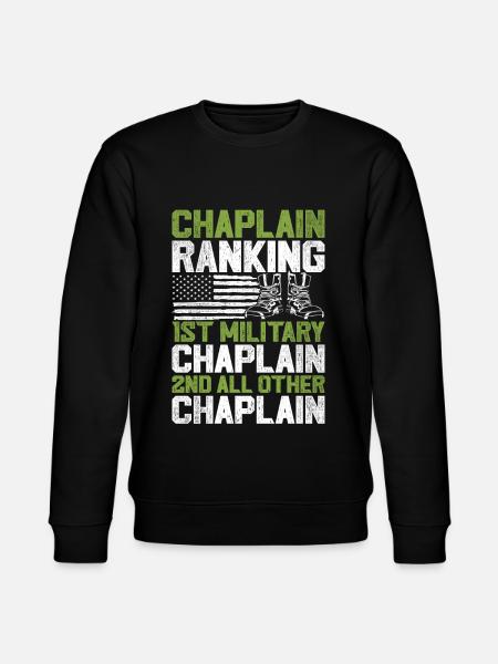 chaplain, chaplain, cleric - Stanley/Stella CHANGER Unisex Organic Sweatshirt - black