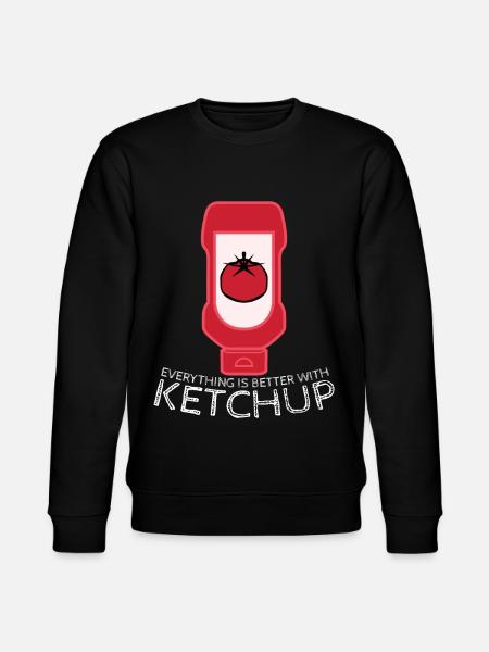 Tomato Ketchup Bottle - Stanley/Stella Unisex Bio-Sweatshirt CHANGER - Schwarz