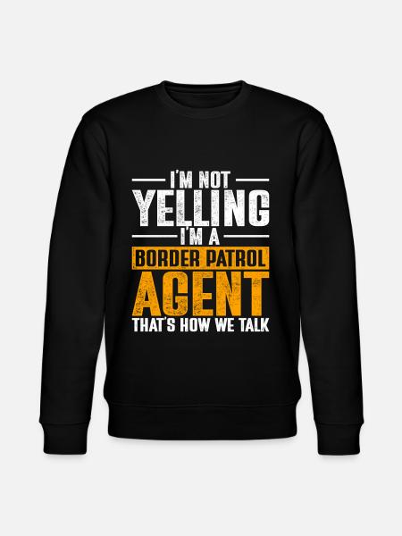 Border Protection Customs - Stanley/Stella CHANGER Unisex Organic Sweatshirt - black