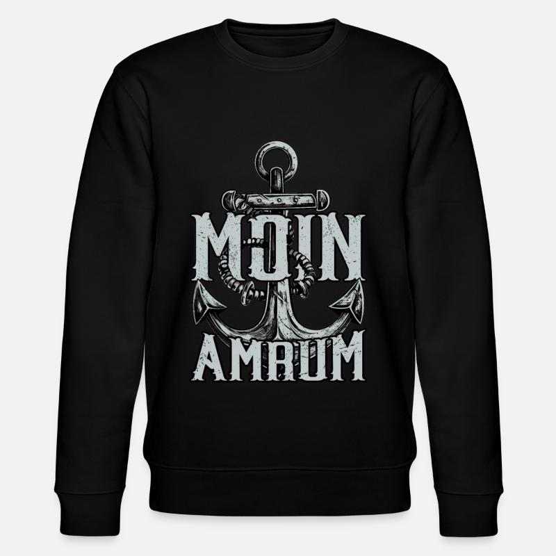 Moin Amrum - Stanley/Stella Unisex Bio-Sweatshirt CHANGER  - Schwarz