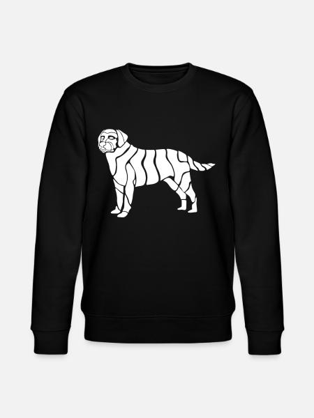 Labrador Retriever Dog - Stanley/Stella CHANGER Unisex Organic Sweatshirt - black