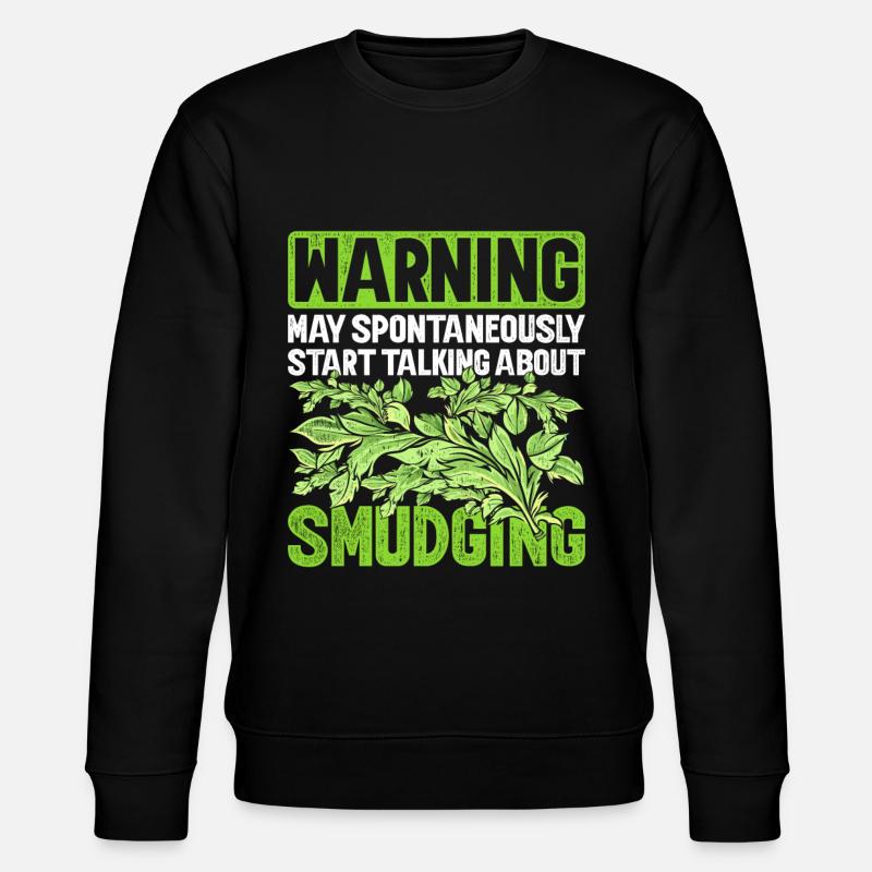 Smudging Wohnung Ausräuchern - Stanley/Stella Unisex Bio-Sweatshirt CHANGER - Schwarz