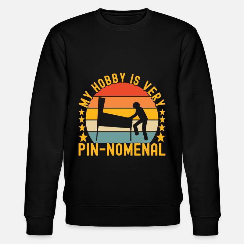 Pinball Flipper - Sweat bio CHANGER Stanley/Stella Unisexe - noir