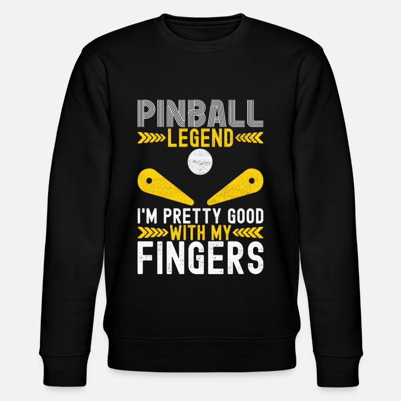 Pinball Flipper - Stanley/Stella CHANGER Unisex Organic Sweatshirt - black