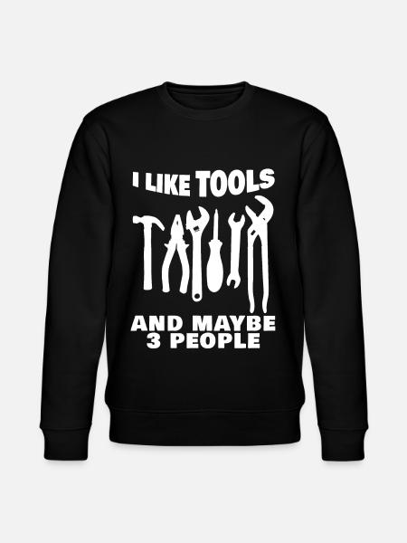 Craftsman Tools DIY Tool - Stanley/Stella CHANGER Unisex Organic Sweatshirt - black