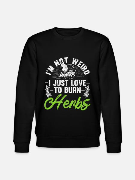 Smudging Wohnung Ausräuchern - Stanley/Stella Unisex Bio-Sweatshirt CHANGER - Schwarz