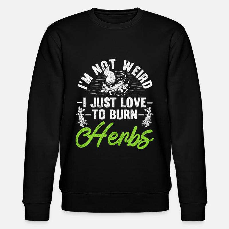 Smudging Apartment Fumigation - Stanley/Stella CHANGER Unisex Organic Sweatshirt - black