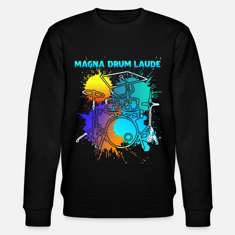 Drum Drummer Drums Drumset - Sweat bio CHANGER Stanley/Stella Unisexe - noir