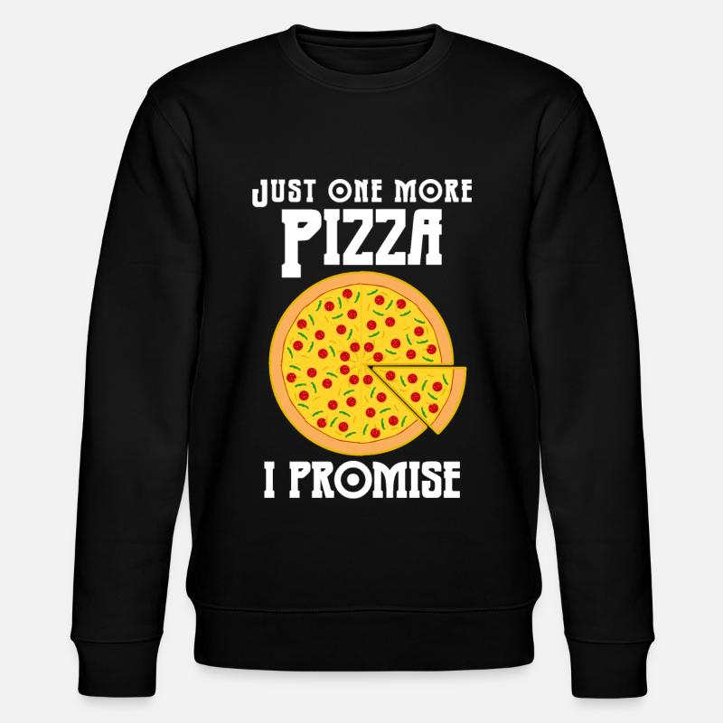 Pizza Pizzaria Pizzas - Stanley/Stella CHANGER Unisex Organic Sweatshirt - black