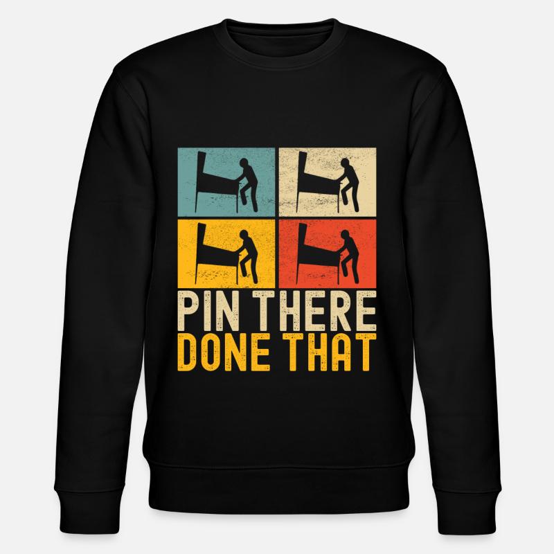 Pinball Flipper - Stanley/Stella CHANGER Unisex Organic Sweatshirt - black