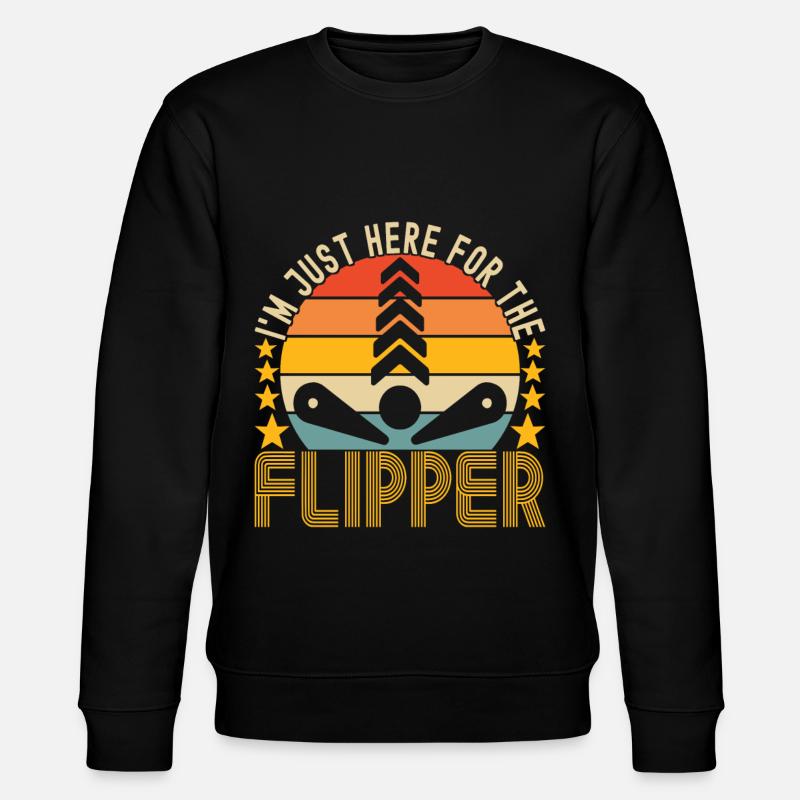 Pinball Flipper - Stanley/Stella Unisex Bio-Sweatshirt CHANGER  - Schwarz