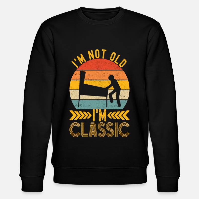 Pinball Flipper - Stanley/Stella Unisex Bio-Sweatshirt CHANGER  - Schwarz