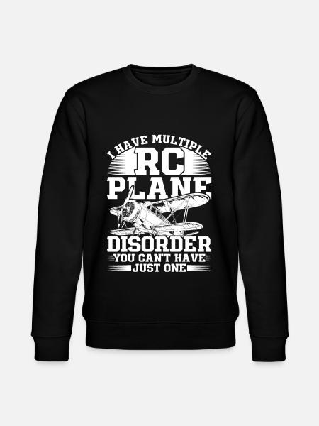 Modellflugzeug Modellflieger - Stanley/Stella Unisex Bio-Sweatshirt CHANGER - Schwarz