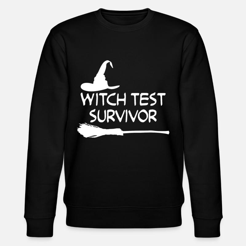Witchcraft Witch Test Witch's Broom - Stanley/Stella Unisex Bio-Sweatshirt CHANGER - Schwarz