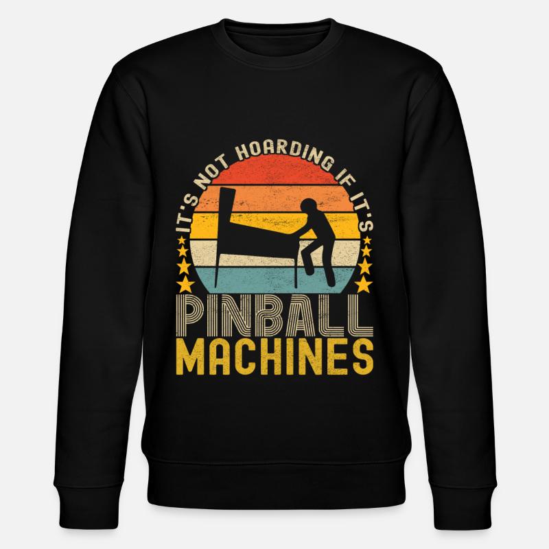 Pinball Flipper - Stanley/Stella CHANGER Unisex Organic Sweatshirt - black