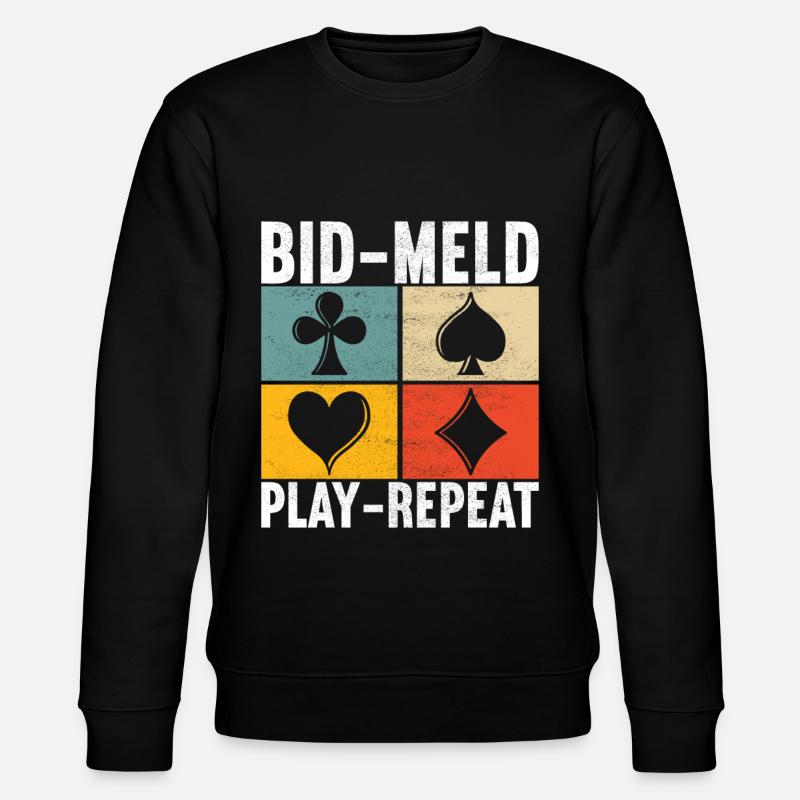 Binocular Pinochle - Stanley/Stella CHANGER Unisex Organic Sweatshirt - black