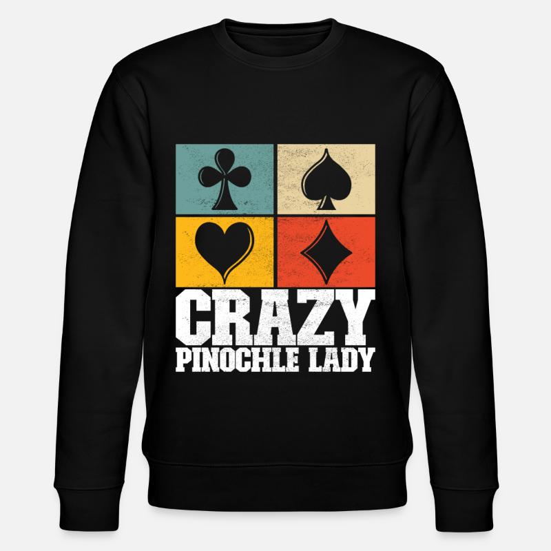 Binocular Pinochle - Stanley/Stella CHANGER Unisex Organic Sweatshirt - black