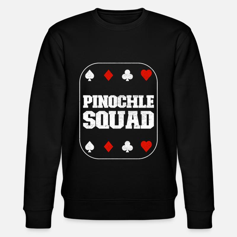 Binokel Pinochle - Stanley/Stella Unisex Bio-Sweatshirt CHANGER  - Schwarz