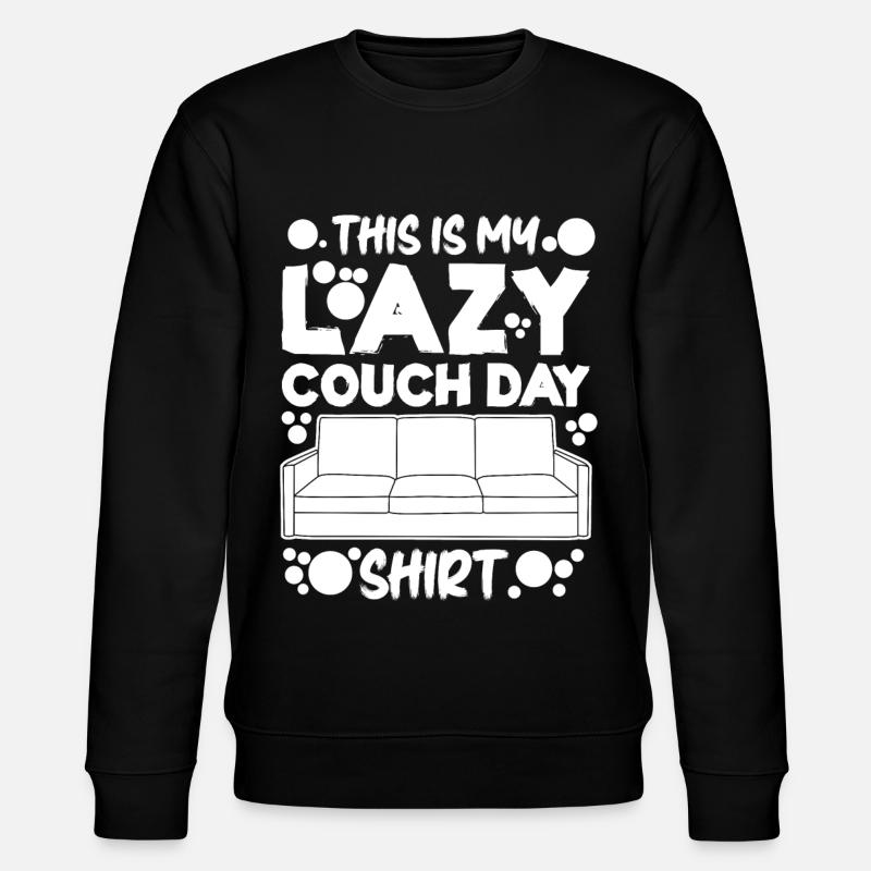 Lazy Couch Canapé de jour - Sweat bio CHANGER Stanley/Stella Unisexe - noir