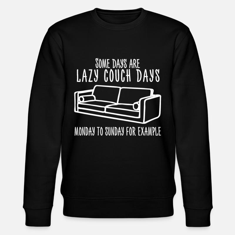 Couch Joke - Stanley/Stella CHANGER Unisex Organic Sweatshirt - black