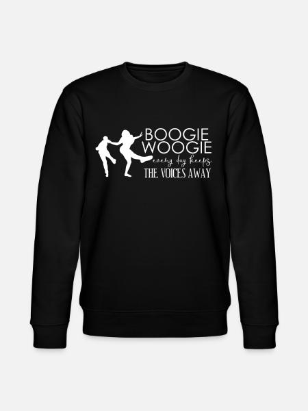 Boogie Woogie Joke Swing Dancing - Stanley/Stella CHANGER Unisex Organic Sweatshirt - black