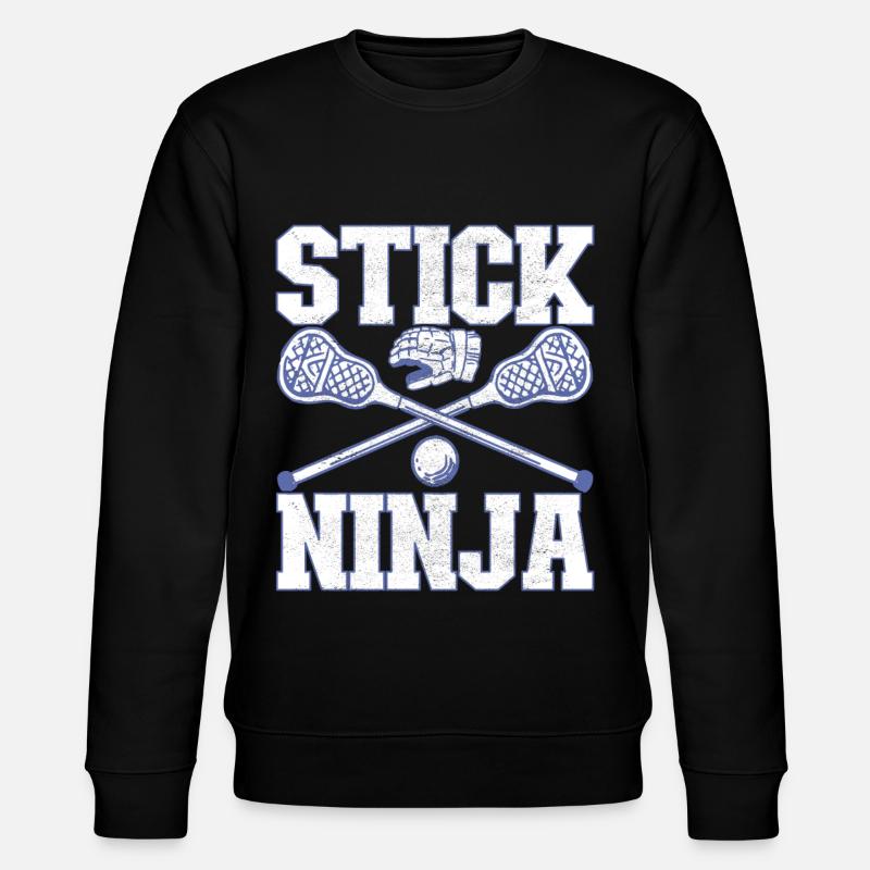 Crosse Joueurs de crosse - Sweat bio CHANGER Stanley/Stella Unisexe - noir