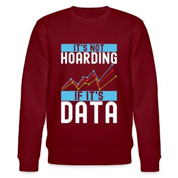 Data Science Datenanalyst - Stanley/Stella Unisex Bio-Sweatshirt CHANGER  - Burgunderrot - Vorne - Nik (191cm) & Marisol (170cm)