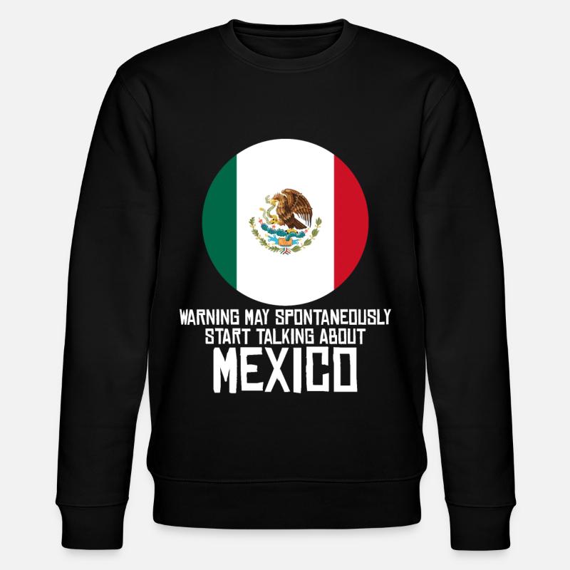 Mexico Flag Mexicans Mexican - Stanley/Stella CHANGER Unisex Organic Sweatshirt - black