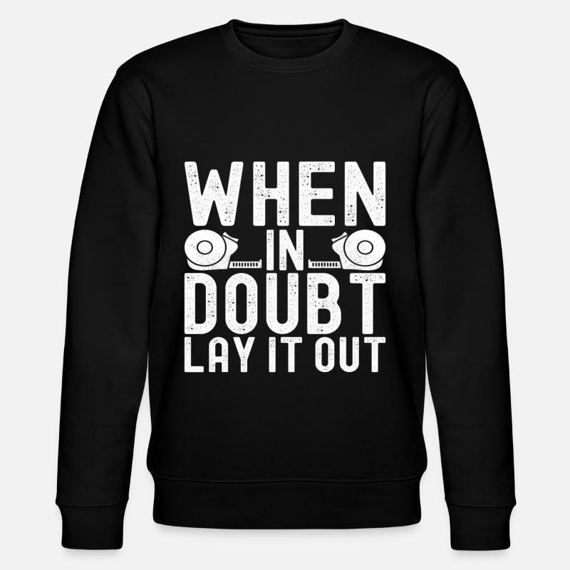 Couche de sol liesenleger - Sweat bio CHANGER Stanley/Stella Unisexe - noir