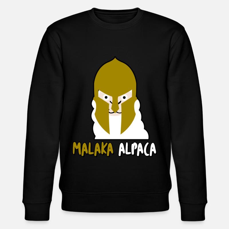 Malaka Alpaca - Stanley/Stella CHANGER Unisex Organic Sweatshirt - black